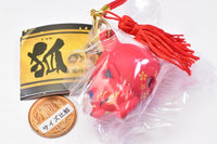 Fox bell with netsuke strap [2.Beniiro]