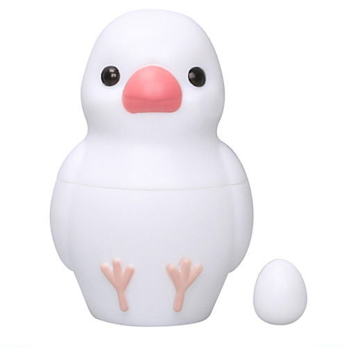 Sparrow matryoshka [1.White sparrow (large) & egg]