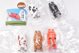Mo- genkai! Burasagari zipper charm [All 5 type set(Full Complete)]