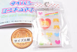 Tile seal miniature charm [4.Hamster]