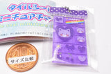 Tile seal miniature charm [5.Kitten]