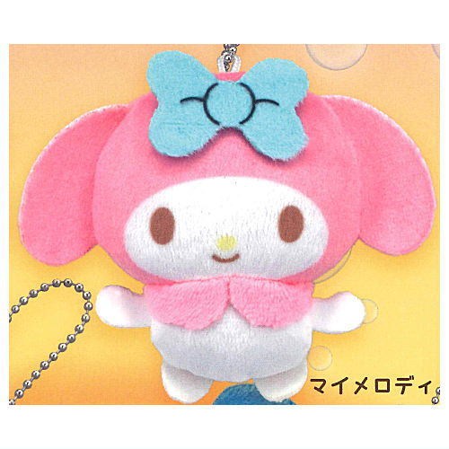 Sanrio Characters Fuwafuwa stuffed toy Ball Chain [2.My Melody]