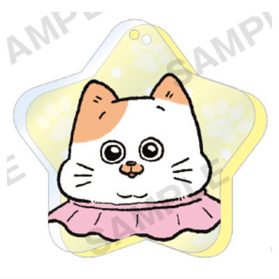 Nekonitenseishitaojisan Jewel Acrylic Strap [4.Pakupaku]
