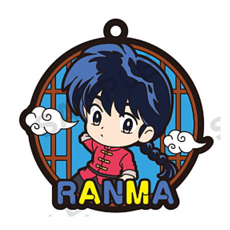 Ranma 1/2 Capsule Rubber Strap Art [2.Ranma]