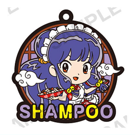 Ranma 1/2 Capsule Rubber Strap Art [6.Shampoo]