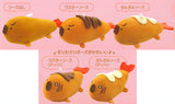 Jibunga black tiger datokizuita ebifurai fuwafuwa stuffed [All 5 type set(Full Complete)]