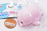 Howa howa Azarashi-Chan flocky sofubi [3.Pink-chan]