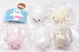 Howa howa Azarashi-Chan flocky sofubi [All 5 type set(Full Complete)]