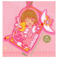 Cardcaptor Sakura Clear Card Rubber Ball Chain [3.Sakura C]