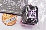 Cute mahjong Real size Clear colorful mahjong tiles vol.3 Clear Black x Neon Design [3.Sha-]
