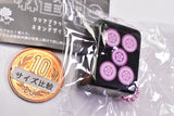 Cute mahjong Real size Clear colorful mahjong tiles vol.3 Clear Black x Neon Design [9.U-pin]