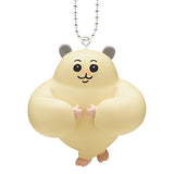 Mukimukino Ham-chan figure mascot [3.Mukimuki pose B]