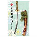 Die-cast Touken Mascot Part.9 Famous swords of the Heian period [1.Mikazuki Munechika]