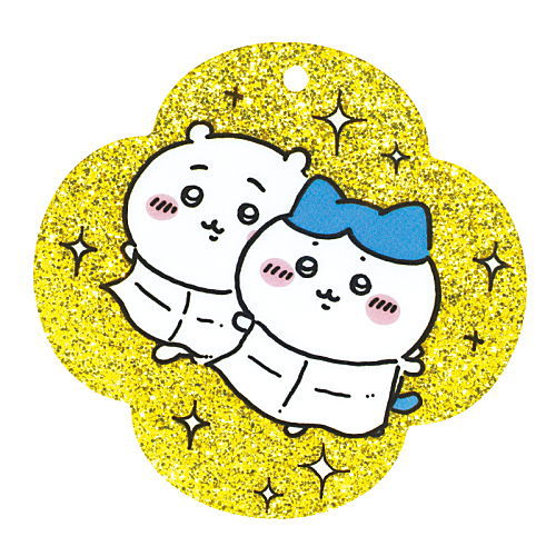 Chiikawa lame acrylic key chain Part.2 [7.Chiikawa and Hachiware]