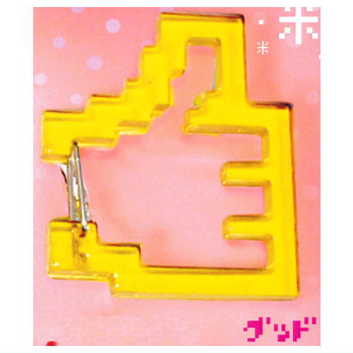 Deco emoji acrylic carabiner [3.Good]