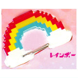 Deco emoji acrylic carabiner [4.Rainbow]