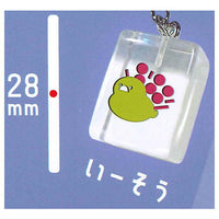 Clear mahjong tiles Part.3 mascot [1.I-sou]