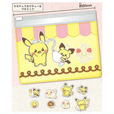 Pokepiece mini vinyl pouch with sticker Part2 [1.Pikachu & Pichu & Alcremie]