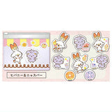 Pokepiece mini vinyl pouch with sticker Part2 [2.Scorbunny & Espurr]