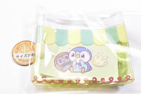 Pokepiece mini vinyl pouch with sticker Part2 [3.Piplup & Rowlet & Milcery]