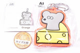 Andy The Mouse rubber keychain [1.Orange]