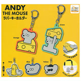 Andy The Mouse rubber keychain [All 5 type set(Full Complete)]