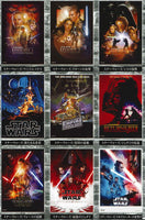 Star Wars Cinematic Fabric Poster Collection [All 9 type set(Full Complete)]