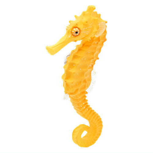 Nature Techni colour MONO PLUS Great seahorse figure magnet [1.Dark yellow]