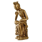 Wa no kokoro Buddha statue Vol.1 [8.Miroku Bosatsu Hanka (Gold type)]