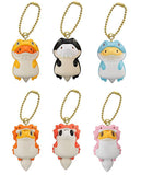 Hachu Hachu Charm Leopa and Bearded kigurumi collection [All 6 type set(Full Complete)]