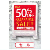 Signboard acrylic clip [5.SALE]