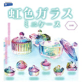 Rainbow-coloured glass mini-case [All 6 type set(Full Complete)]