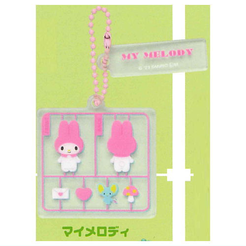 Sanrio characters plastic model! acrylic key chain [3.My Melody]