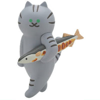 Art Univ. Techni Colour SUIMIN hakobu neko Figure Collection [4.Yaki sanma]