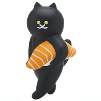Art Univ. Techni Colour SUIMIN hakobu neko Figure Collection [5.Salmon nigiri]