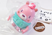 Working bear movable mascot figure [6.Sakura]