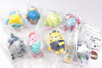 Working bear movable mascot figure [All 8 type set(Full Complete)]