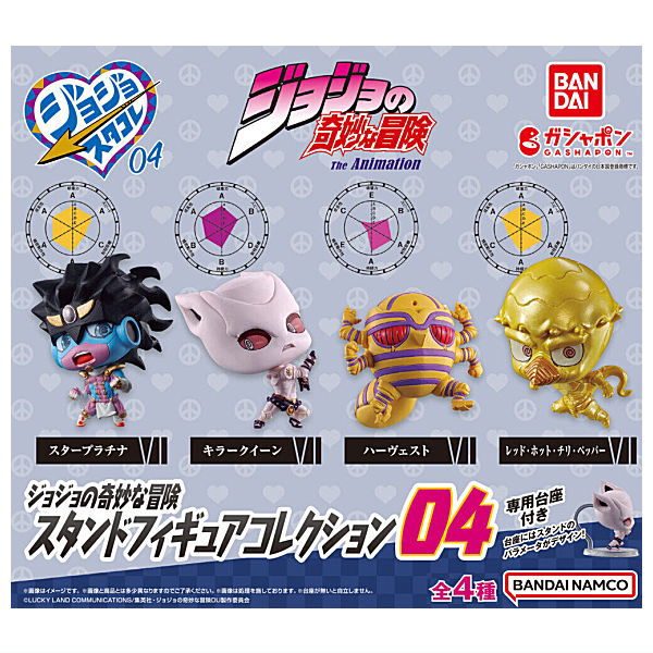 JoJo's Bizarre Adventure Stand Figure Collection 04 [All 4 type set(Full Complete)]