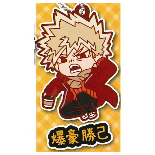 Deformed Rubber! My Hero Academia holiday key chain [2.Katsuki Bakugo]