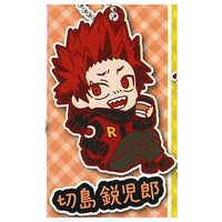 Deformed Rubber! My Hero Academia holiday key chain [5.Eijiro Kirishima]