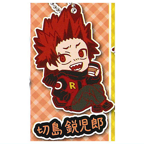 Deformed Rubber! My Hero Academia holiday key chain [5.Eijiro Kirishima]