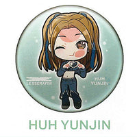 Pita! Deforme LE SSERAFIM ANTIFRAGILE Can badge [3.HUH YUNJIN]