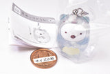 Sumikkogurashi Sumikko Zaurus Clear Mascot Charm [1.Shirokuma]