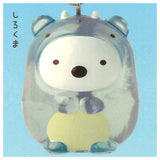 Sumikkogurashi Sumikko Zaurus Clear Mascot Charm [1.Shirokuma]