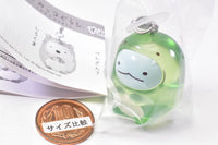 Sumikkogurashi Sumikko Zaurus Clear Mascot Charm [5.Tokage]