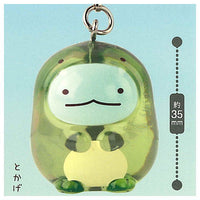 Sumikkogurashi Sumikko Zaurus Clear Mascot Charm [5.Tokage]