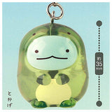 Sumikkogurashi Sumikko Zaurus Clear Mascot Charm [5.Tokage]