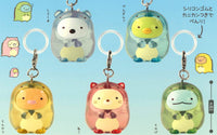 Sumikkogurashi Sumikko Zaurus Clear Mascot Charm [All 5 type set(Full Complete)]
