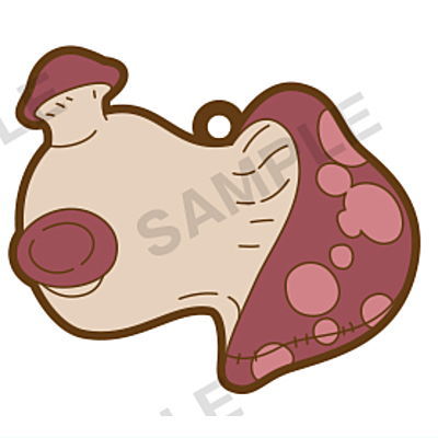 Delicious in dungeon capsule rubber strap [5.Walking Mushrooms]