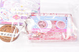 Retro Cassette Tape Clear Lame Acrylic Keychain [2.Pink Lame]